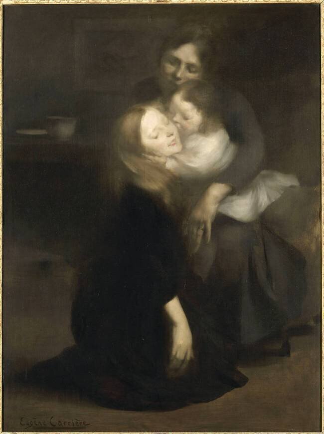 Intimité, dit aussi la grande soeur Eugène Carrière