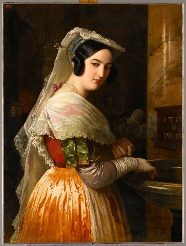 Jeune fille d'Albano Federico de Madrazo y Kuntz