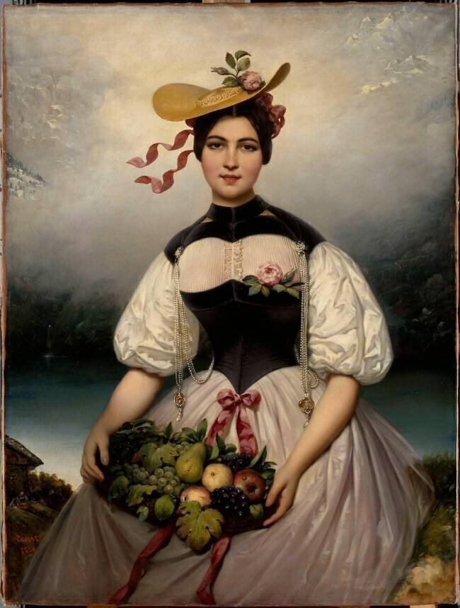 Jeune Suissesse de Brienz Joseph-Désiré Court