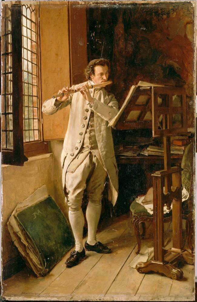 Joueur de flûte Jean-Louis-Ernest Meissonier