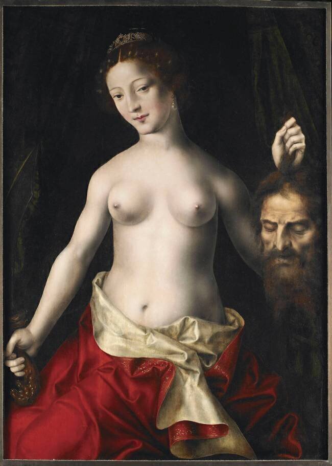 Judith tenant la tête d'Holopherne Jan Massys