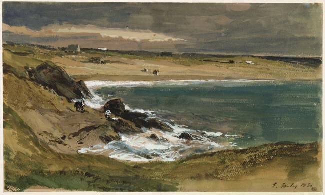 La baie de Dinard aux environs de Saint-Servan Eugène Isabey