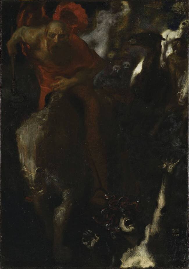 la chasse sauvage Franz von Stuck