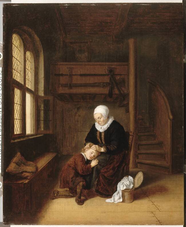 La Chercheuse de poux Abraham de Pape
