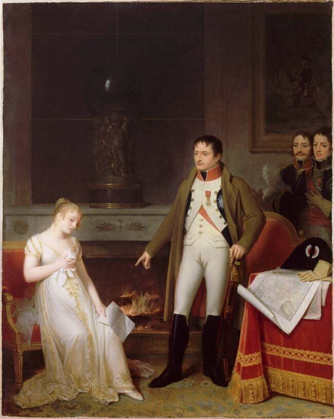 La Clémence de Napoléon Ier : Napoléon et la princesse de Hatzfeld Marguerite Gérard