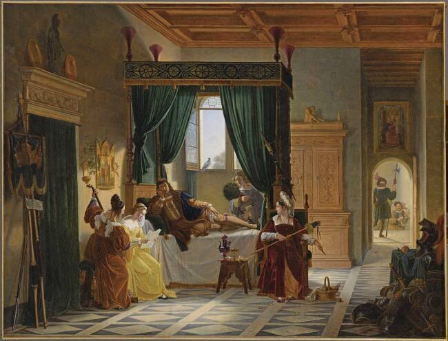 La Convalescence de Bayard Pierre Révoil