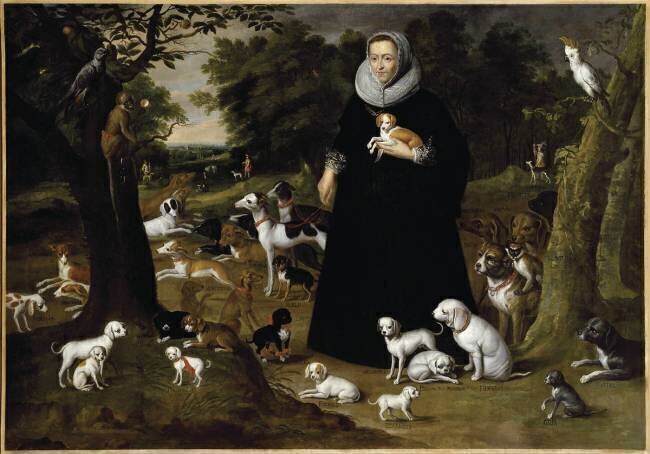 La Dame aux chiens anonymous