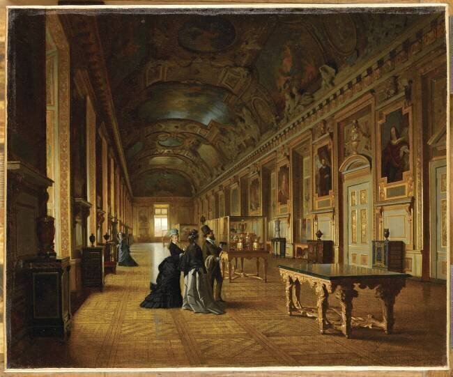 La Galerie d'Apollon au Musée de Louvre anonymous
