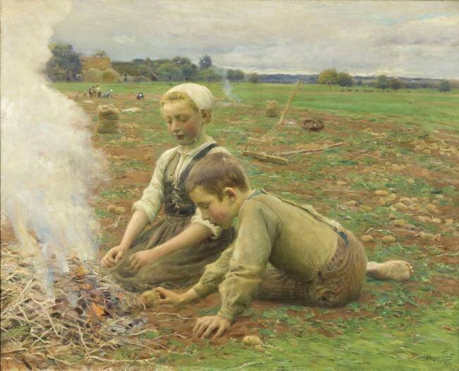 La récolte des pommes de terre José Júlio de Sousa Pinto