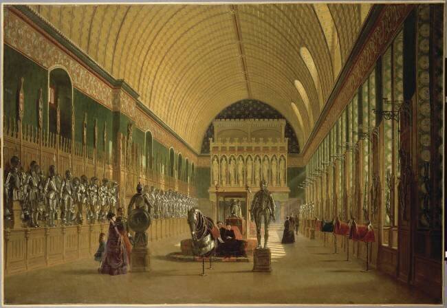 La Salle des Preuses au château de Pierrefonds Sébastien Charles Giraud