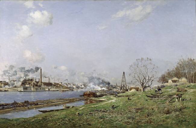 La Seine à Conflans-Charenton Antoine Guillemet