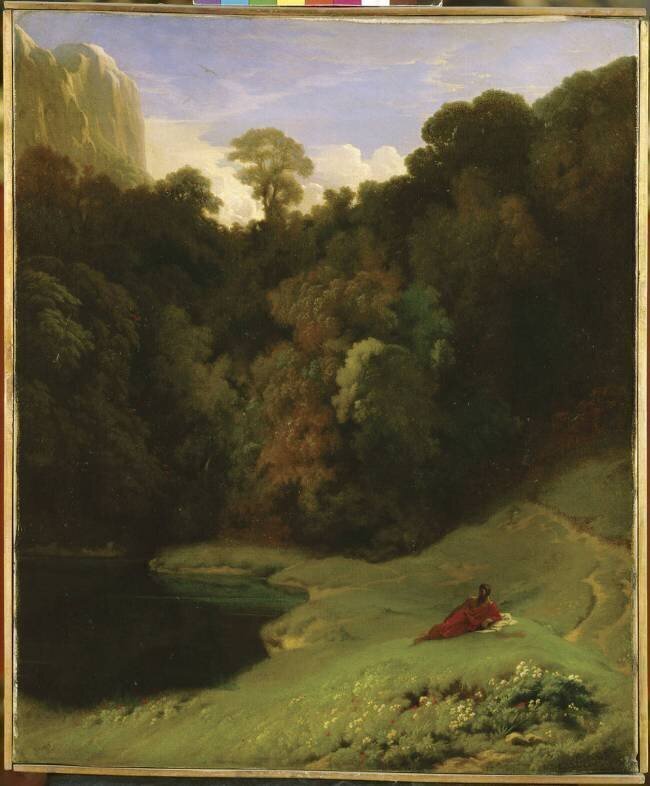 La Solitude Paul Jean Flandrin