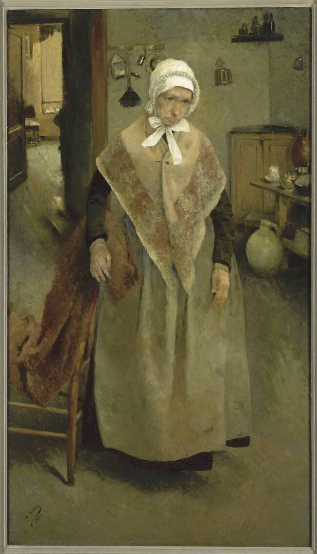 La vieille servante Léon Frédéric