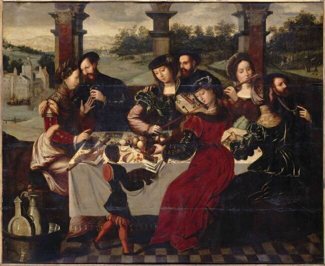 Le Concert après le repas Ambrosius Benson