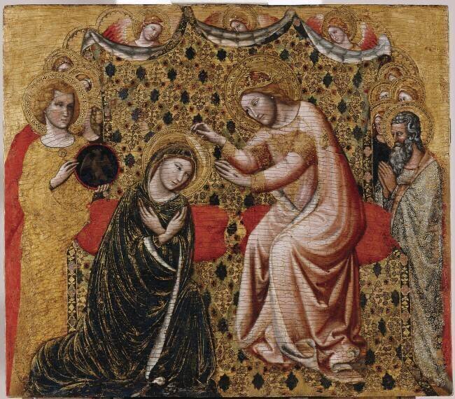 Le couronnement de la Vierge Vitale da Bologna