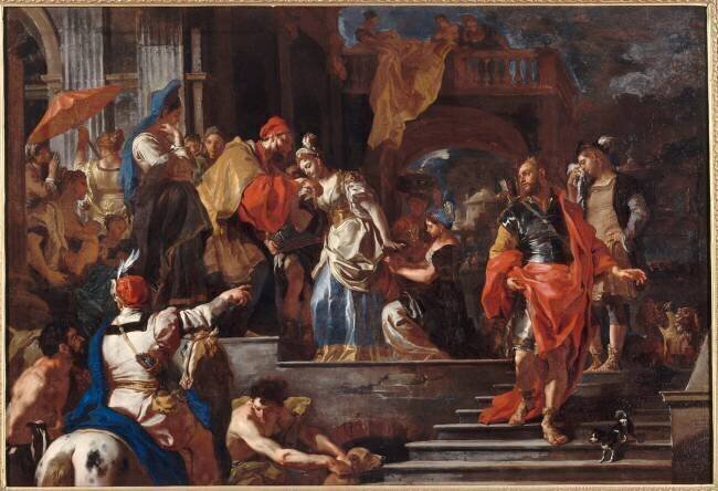 Le départ de Rebecca Francesco Solimena