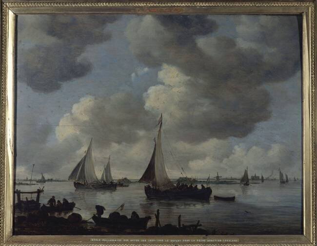 Le départ pour la pêche Jan van Goyen