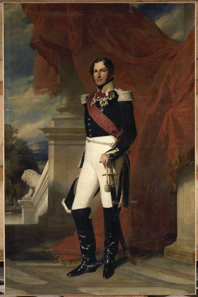 Le duc de Saxe-Cobourg Gotha, Léopold Ier roi des belges en 1831 Franz Xaver Winterhalter