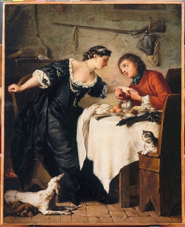 Le Faucon (La Fontaine, Contes) Pierre Hubert Subleyras