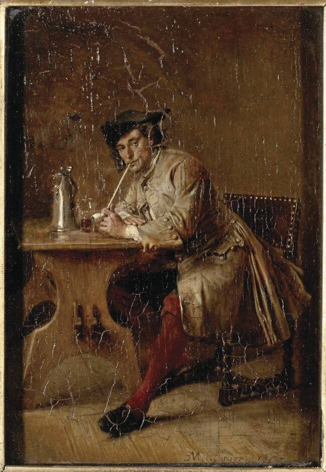 Le Fumeur Jean-Louis-Ernest Meissonier