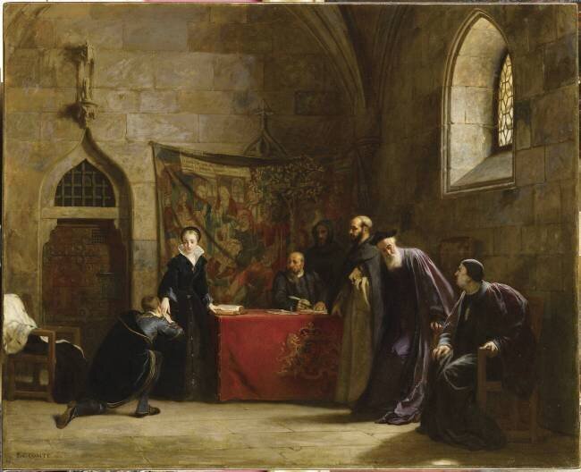 Le jugement de Jane Grey Pierre Charles Comte