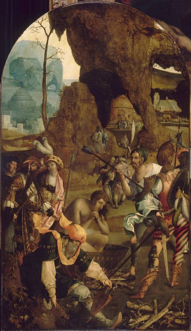 Le Martyre de Saint Jean l'Evangéliste Maître du Martyre de Saint Jean