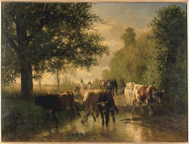 Le passage du gué Constant Troyon