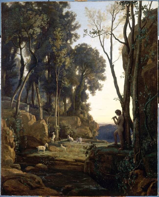 Le petit berger Jean-Baptiste Camille Corot