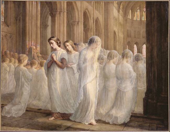 Le Poème de l'âme. Première communion Louis Janmot