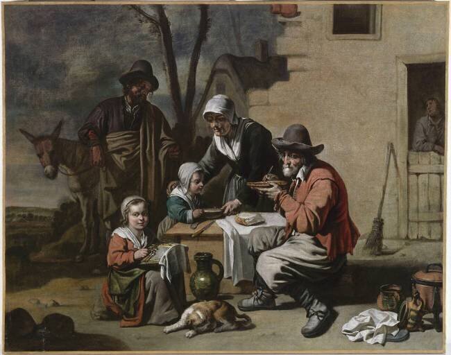 Le Repas villageois Antoine Le Nain