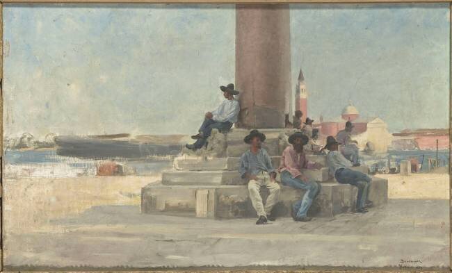 Le repos des gondoliers François Schommer