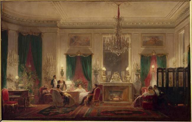 Le Salon de la princesse Mathilde, rue de Courcelles Sébastien Charles Giraud