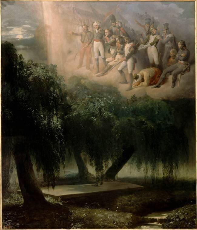 Le Tombeau de Sainte-Hélène : allégorie à la sépulture de Napoléon Ier Jean Alaux