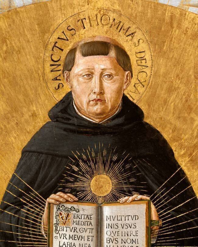 Le triomphe de saint Thomas d'Aquin Benozzo Gozzoli