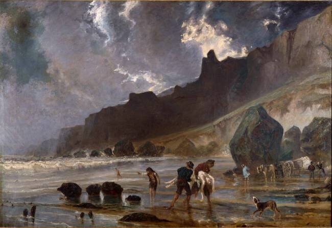 Les falaises d'Houlgate Paul Huet