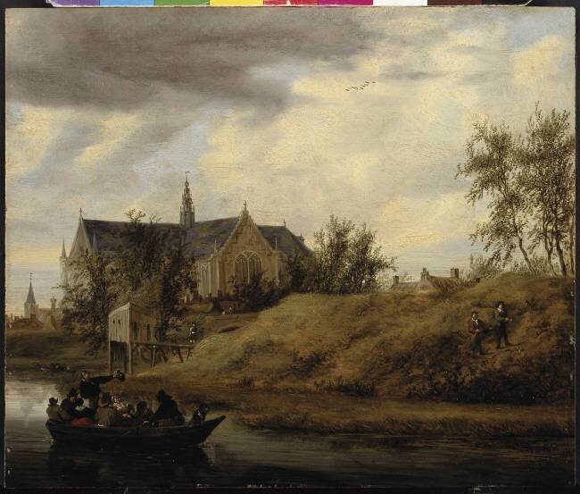Les Joyeux paysans Salomon van Ruysdael
