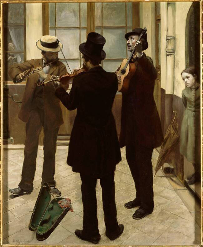 Les musiciens Albert Bartholomé