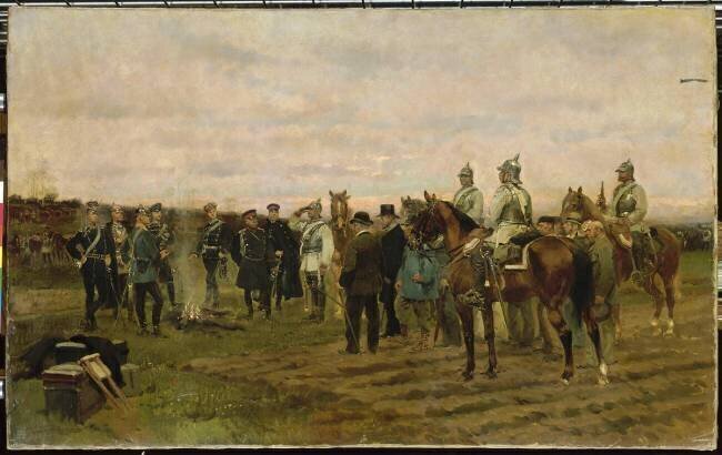 Les otages - Souvenir de la Campagne 1870-71 Edouard Detaille
