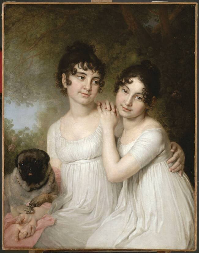 Les princesses Ielena et Alexandra Kourakine Vladimir Lukitch Borovikovskii