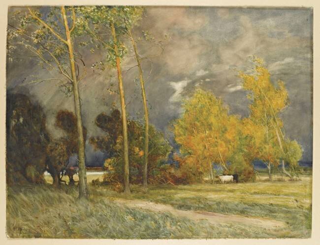 L'orage Alfred East