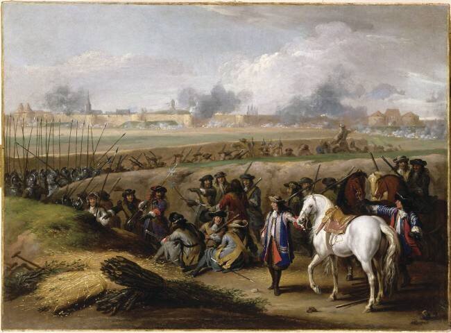 Louis XIV dans la tranchée au siège de Tournai le 21 juin 1667 Adam Frans van der Meulen