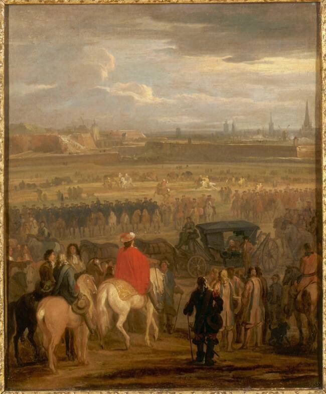 Louis XIV recevant la reddition de la citadelle de Cambrai le 18 avril 1677 Adam Frans van der Meulen