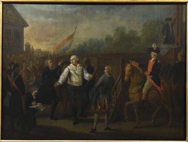 Louis XVI et l'Abbé Edgeworth de Firmont au pied de l'échafaud, le 21 janvier 1793 Charles Benazech