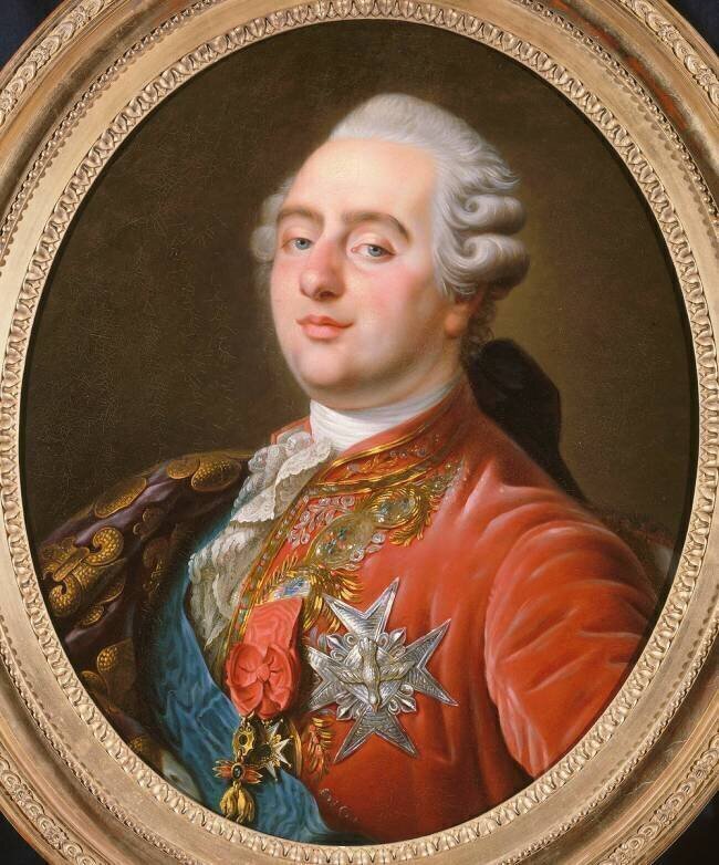 Louis XVI, roi de France (1754-1793), portant les ordres du Saint-Esprit et de la Toison d'Or Antoine-François Callet