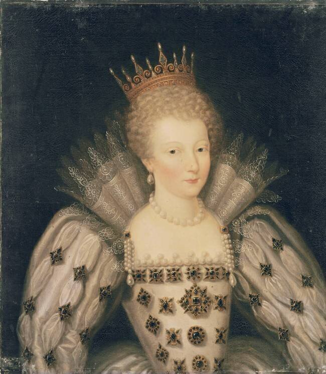 Louise-Marguerite de Lorraine (1577-1631), Mademoiselle de Guise, pincesse de Conti en 1604 Henri Serrur