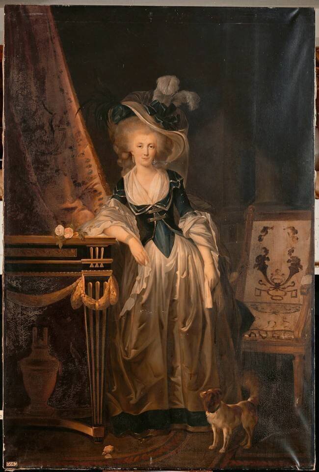 Louise-Marie-Adélaïde de Bourbon-Penthièvre, duchesse d'Orléans (1753-1821) - en 1776 Louis Edouard Rioult