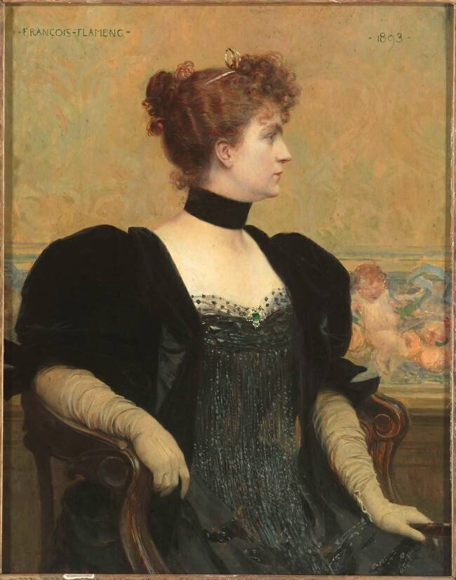 Madame Flameng, femme de l'artiste François Flameng