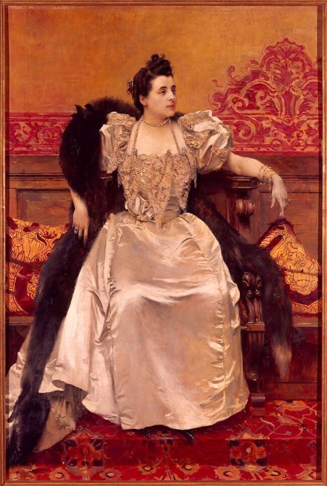 Madame Gaston Menier (1860-1892) François Flameng