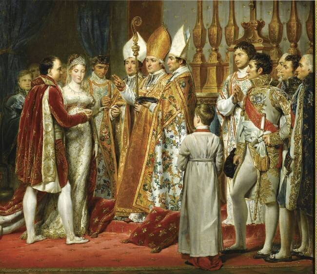 Mariage religieux de Napoléon Ier et de l'archiduchesse Marie-Louise Georges Rouget