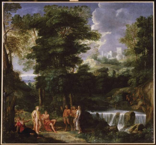 Marsyas jouant de la flûte devant Apollon et Mydas Noël-Nicolas Coypel